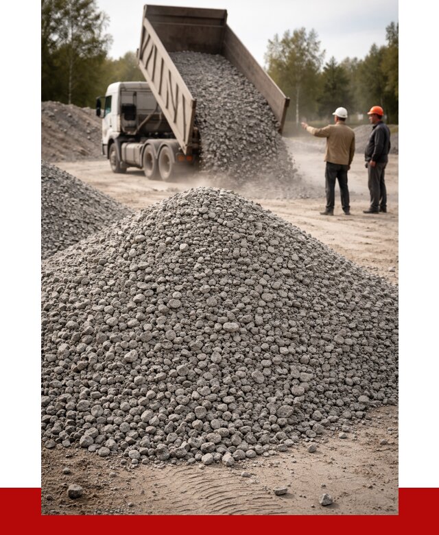 Гранитный щебень фракция 0-5 в Мысках от 2941 руб ПРОНЕРУДМси