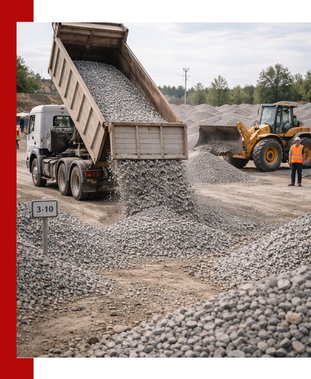 Гранитный щебень фракции 3–10: доставка и продажа в Мысках