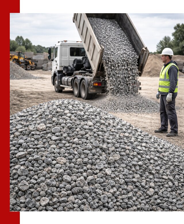 Доставка и продажа гранитного щебня фракции 5-20 в Мысках