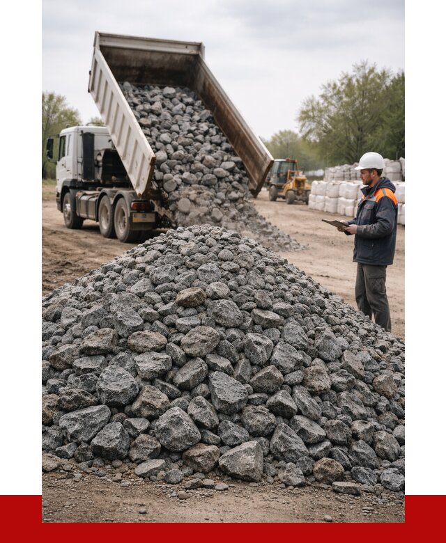 Гранитный щебень фракция 100-200 в Мысках от 4260 р. ПРОНЕРУДМси