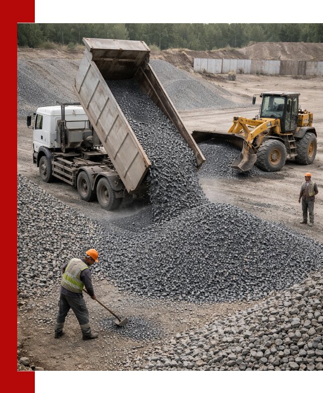 Щебень габбро-диабаз фр. 5-20 с доставкой в Мысках