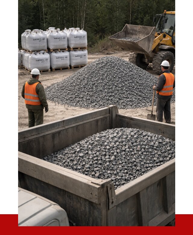 Щебень габбро диабаз 20-40 в Мысках от 3449 руб. | ПРОНЕРУДМси