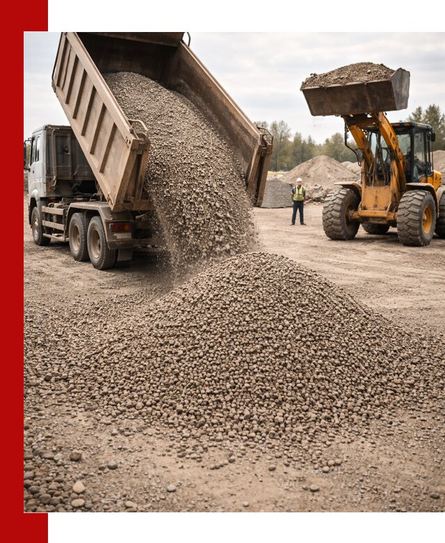 Гравийный щебень фракция 3–10 с доставкой в Мысках