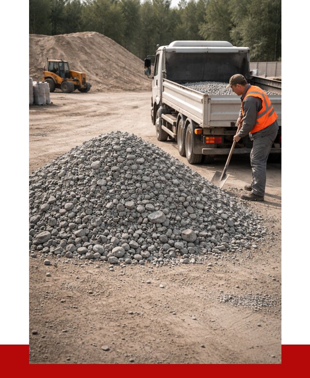 Гравийный щебень фракция 5-10 в Мысках от 2231 р. | ПРОНЕРУДМси