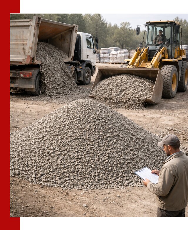 Гравийный щебень фракция 5–10 с доставкой в Мысках