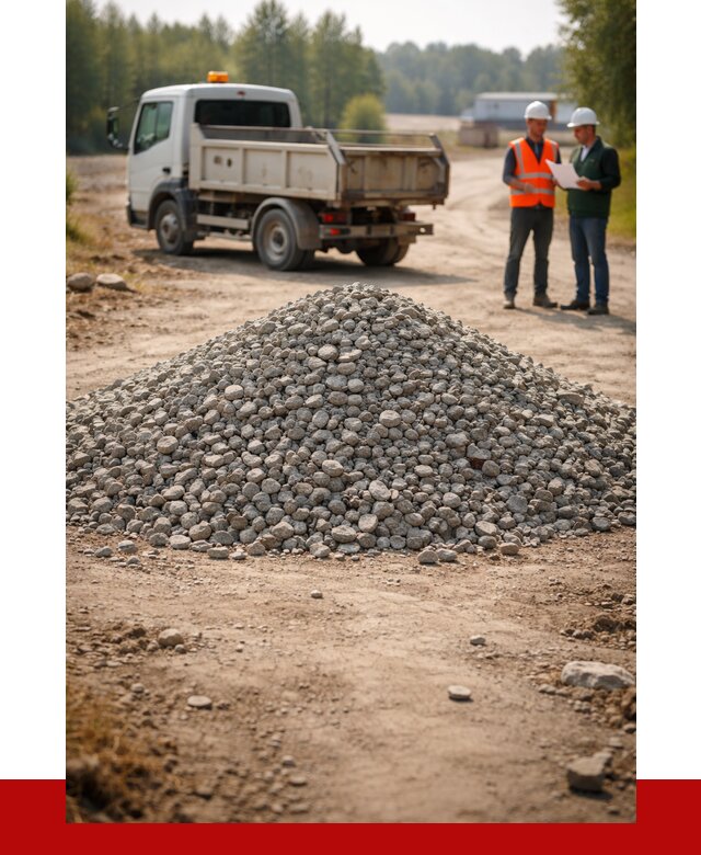 Гравийный щебень фракция 20-40 в Мысках от 1217 р. | ПРОНЕРУДМси