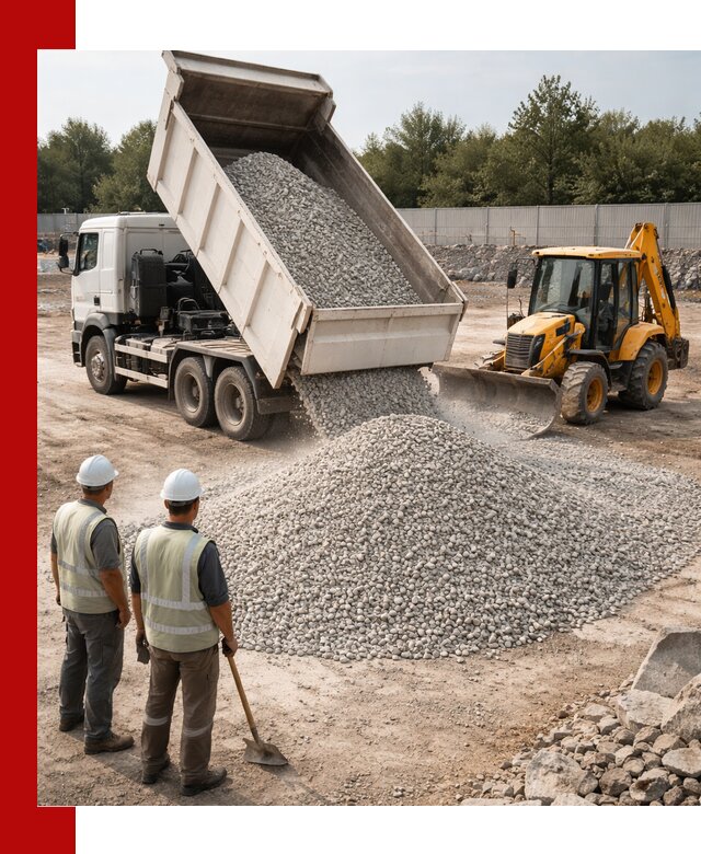 Купить известняковый щебень фракции 5–10 мм с доставкой в Мысках