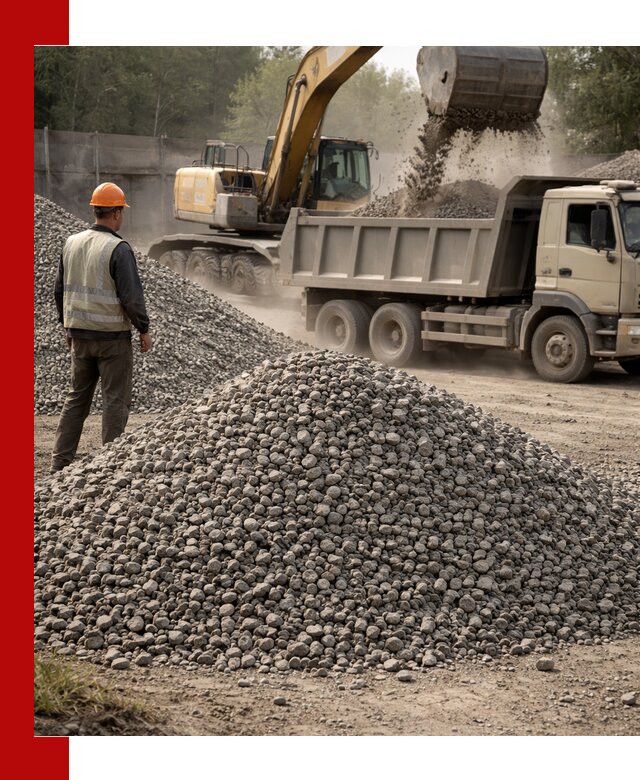 Шлаковый щебень фракция 5-20 с доставкой в Мысках