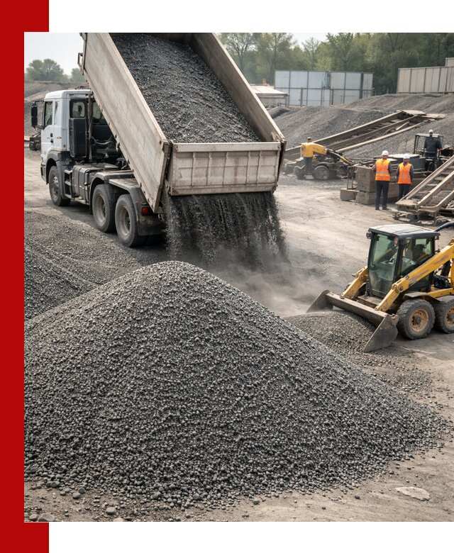 Вторичный щебень фракция 0–5 с доставкой в Мысках