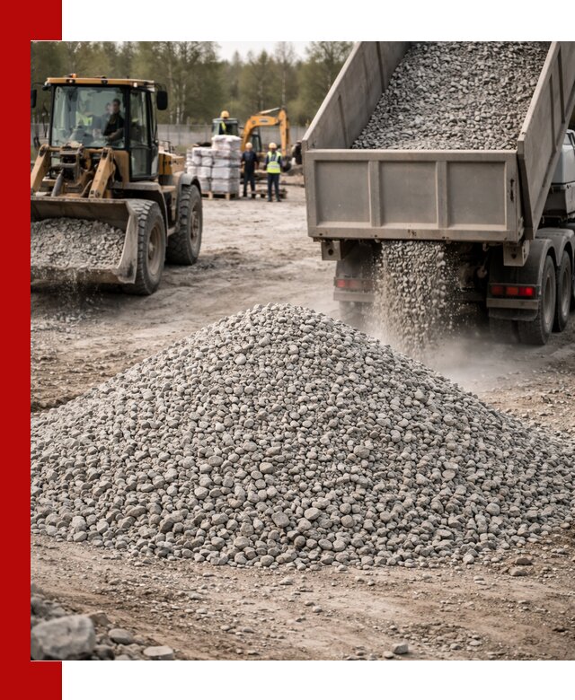 Вторичный щебень фракции 5-20 в Мысках — доставка и продажа крупнотоннажно