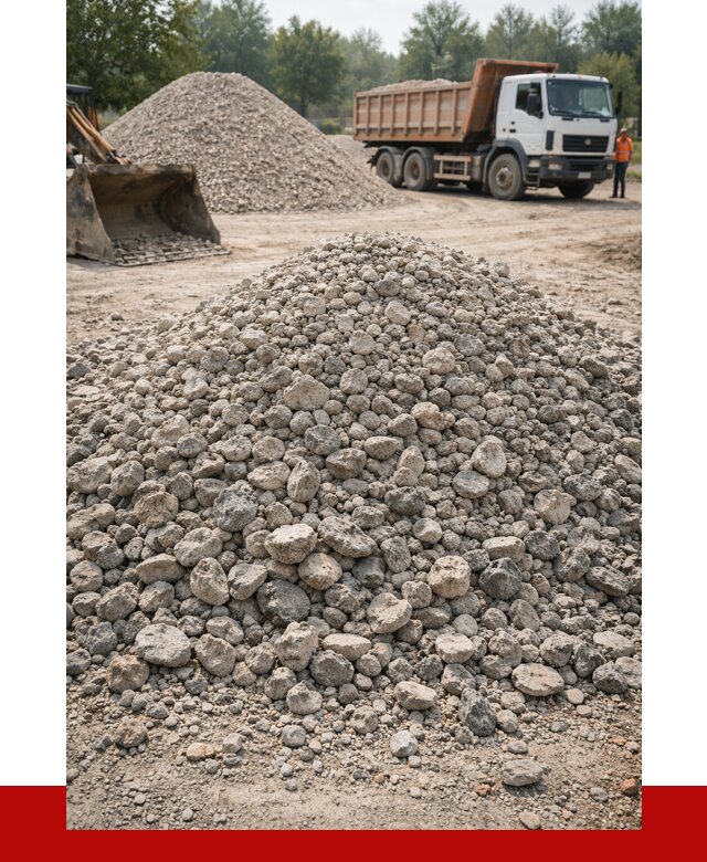 Вторичный щебень фракция 20-40 в Мысках от 2231 р ПРОНЕРУДМси