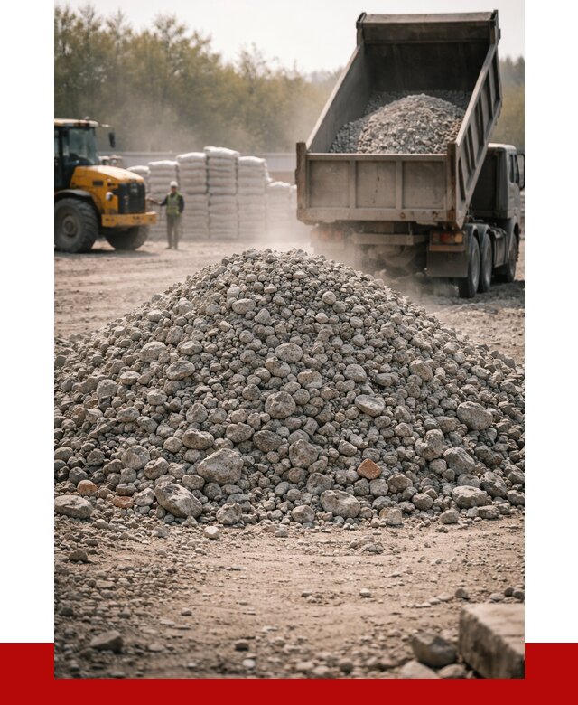 Вторичный щебень фракция 70-150 в Мысках от 1420 р. | ПРОНЕРУДМси