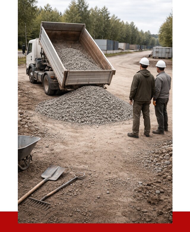 Бетонный щебень фракция 5-20 в Мысках от 3246 р., ПРОНЕРУДМси