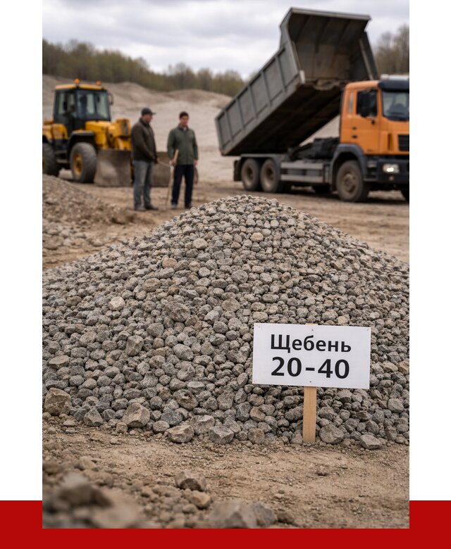 Бетонный щебень фракция 20-40 в Мысках от 2485 р. | ПРОНЕРУДМси