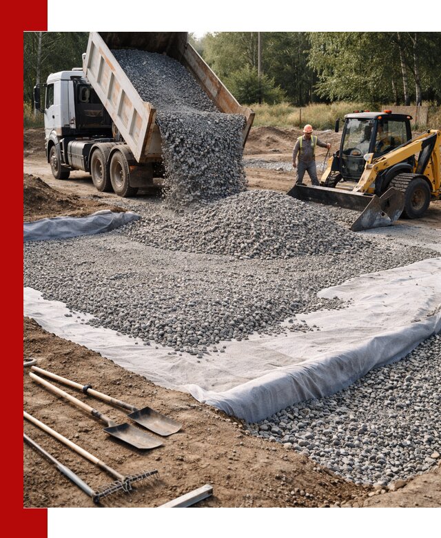 Щебень для фундамента с доставкой в Мысках