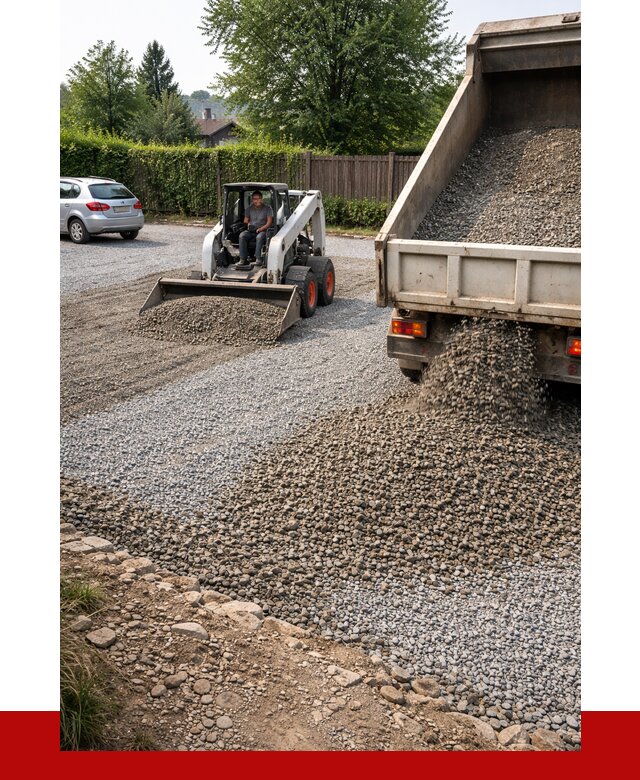 Щебень для парковки в Мысках с доставкой от 1217 р.| ПРОНЕРУДМси
