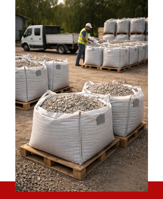 Щебень в мешках с доставкой в Мысках от 4260 р. | ПРОНЕРУДМси