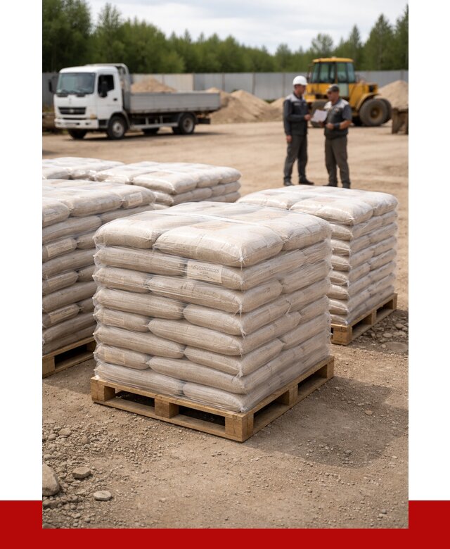 Карьерный песок в мешках в Мысках от 1217 р. - ПРОНЕРУДМси