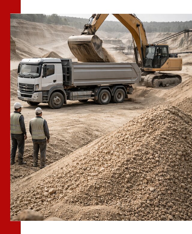 Карьерный крупнозернистый песок с доставкой в Мысках