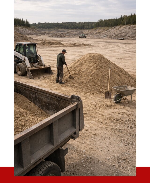 Карьерный песок среднезернистый в Мысках, от 2231 р. ПРОНЕРУДМси