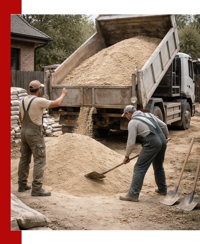 Песок для штукатурки с доставкой в Мысках качественный и чистый