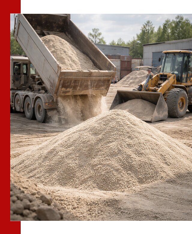 Кварцевый песок с доставкой в Мысках для строительных работ