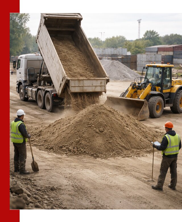 Доставка и продажа пескогрунта оптом и в розницу в Мысках