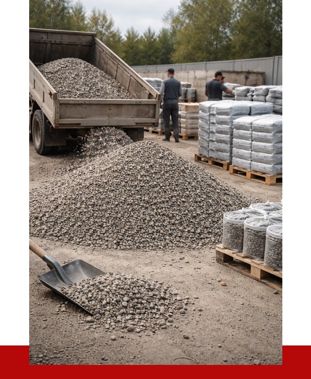 Гравий фракция 5-20 в Мысках купить от 2333 р. ПРОНЕРУДМси