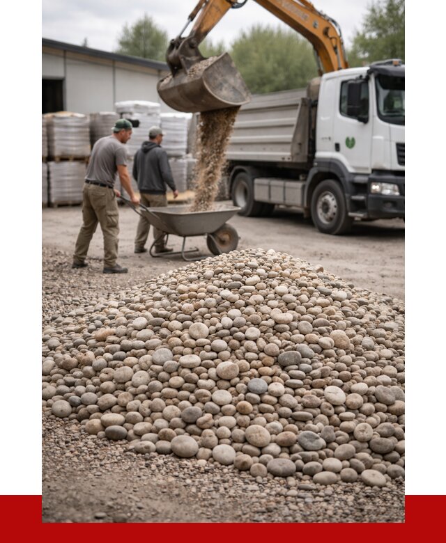 Галька декоративная в Мысках от 3246 р. за куб | ПРОНЕРУДМси