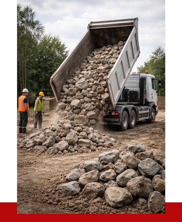 Купить булыжник в Мысках с доставкой от 4564 р. за куб | ПРОНЕРУДМси