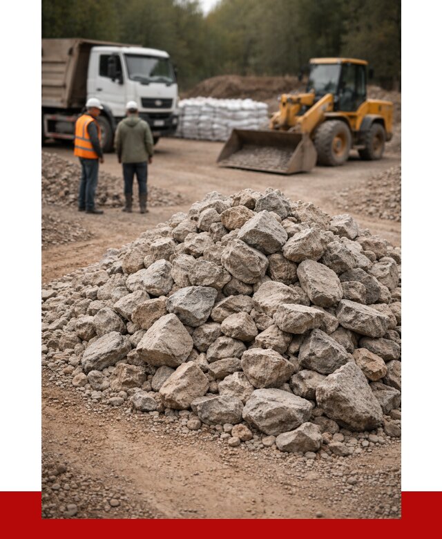Купить бутовый камень с доставкой в Мысках от 2333 р. | ПРОНЕРУДМси