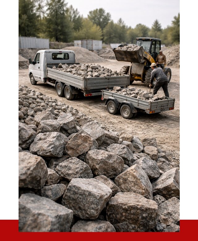 Купить бутовый камень гранитный в Мысках от 2840 р. | ПРОНЕРУДМси