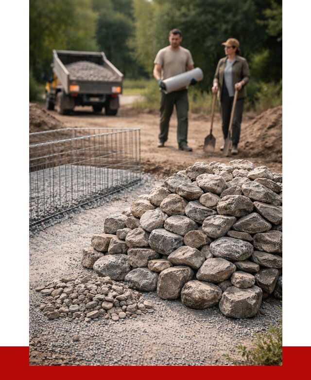 Камень для габионов фракция 100-200 в Мысках от 4869 р. | ПРОНЕРУДМси