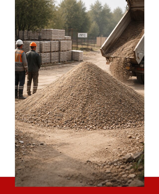 ПГС С1 с доставкой в Мысках от 2840 р. за куб | ПРОНЕРУДМси