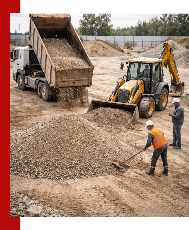 Поставка и доставка ПГС С4 в мешках и самосвалах в Мысках