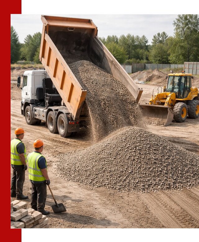 Доставка щебёночно-песчаной смеси ЩПС С7 в Мысках