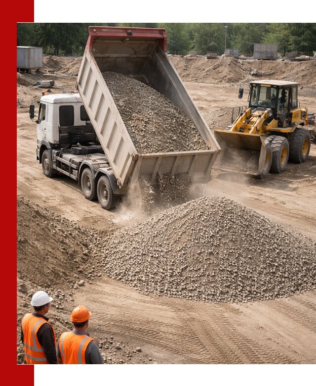 Щебень с песком (ЩГПС С2) с доставкой в Мысках