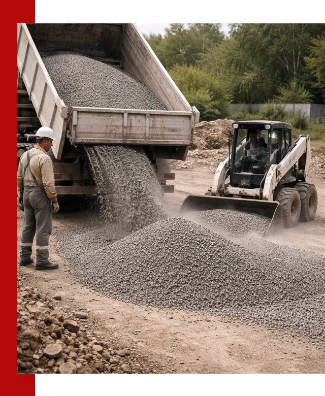 Доставка гравийного отсева 0-5 в Мысках оптом и в розницу