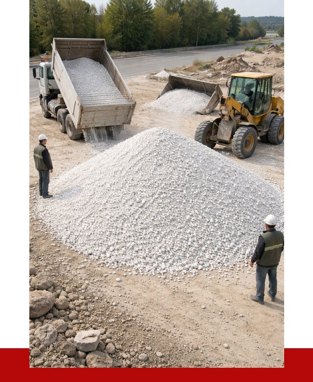 Белая мраморная крошка в Мысках от 4260 р. с доставкой | ПРОНЕРУДМси