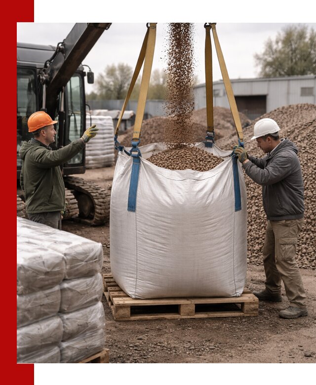 Керамзит в биг-бегах с доставкой в Мысках