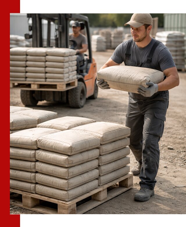 Доставка цемента в мешках оптом и в розницу в Мысках