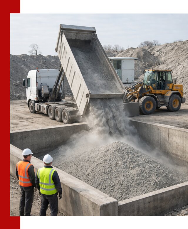 Доставка цемента навалом в Мысках крупными партиями