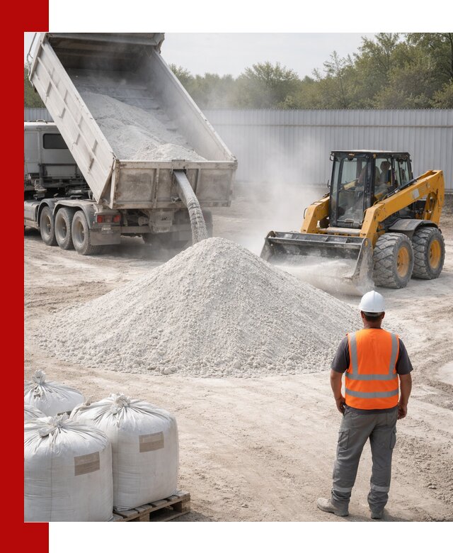 Доставка и продажа известняковой муки в Мысках