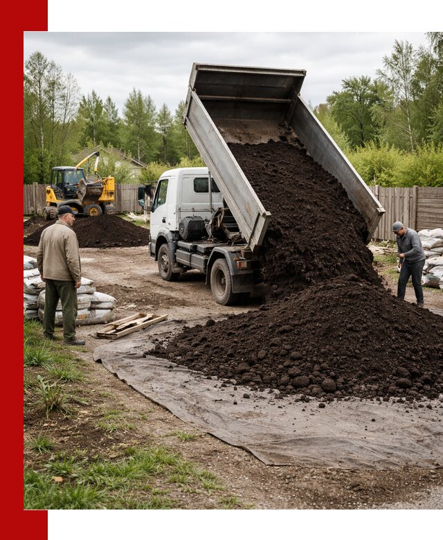 Доставка качественного почвогрунта в Мысках оптом и в розницу
