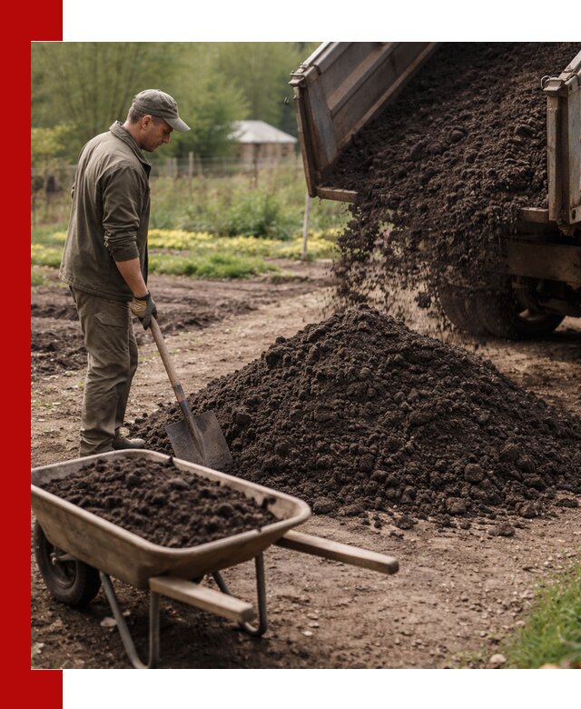 Доставка качественной земли для огорода в Мысках
