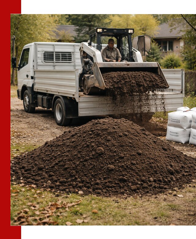 Доставка садовой земли в больших объёмах в Мысках