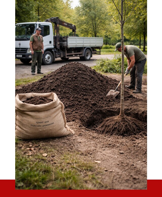 Грунт для посадки деревьев в Мысках от 1217 р. | ПРОНЕРУДМси