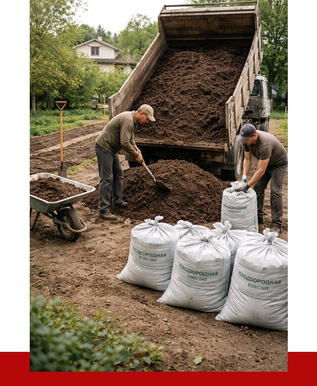 Плодородная смесь в Мысках от 4260 р./куб с доставкой | ПРОНЕРУДМси
