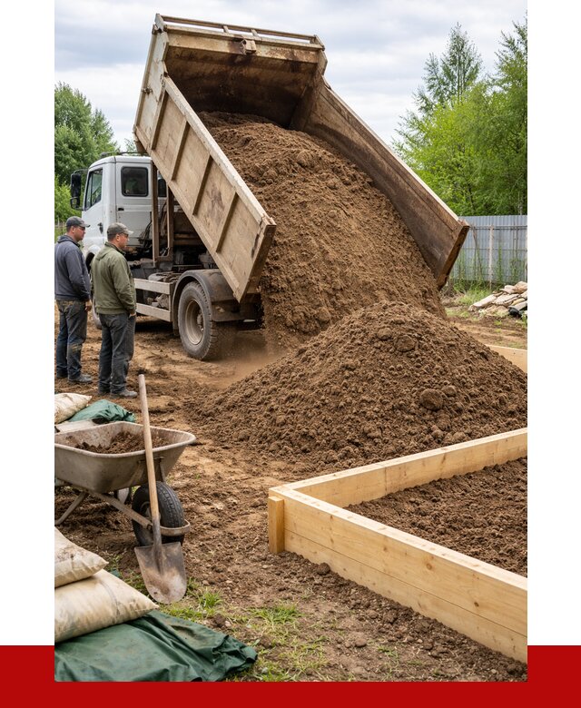 Торфо песчаная смесь в Мысках с доставкой от 1876 р. | ПРОНЕРУДМси