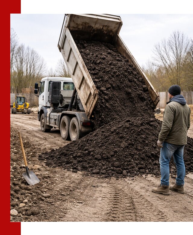 Доставка чернозема навалом в Мысках быстро и выгодно